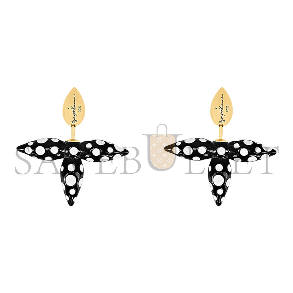 LOUIS VUITTON X YAYOI KUSAMA LOUISETTE INFINITY DOTS EARRINGS M01073